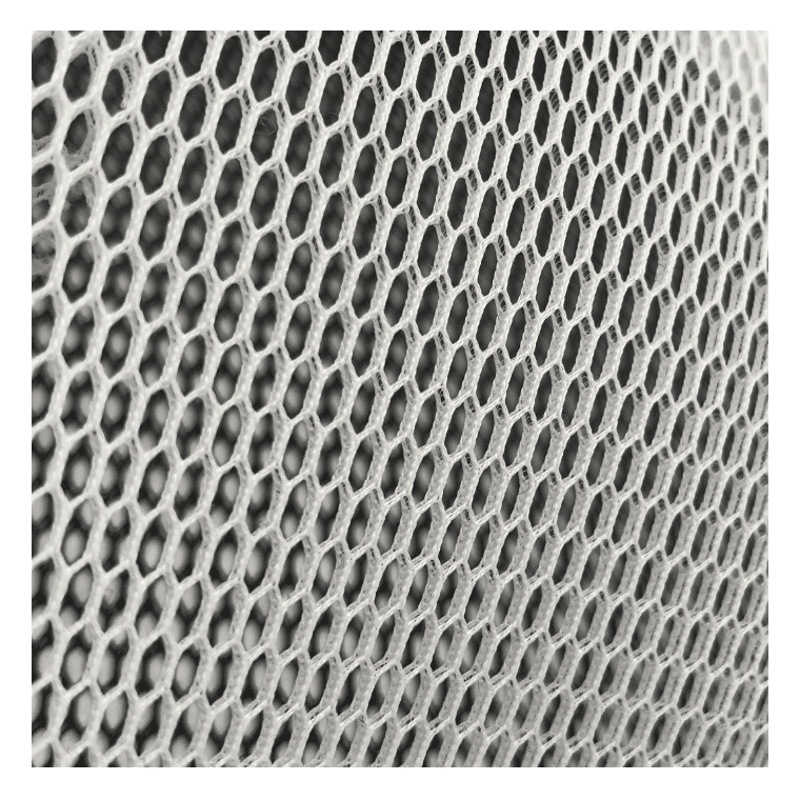 In stock double-sided hole sandwich mesh bag shoe material fabric fashion clothing shopping bag silk 3D air layer