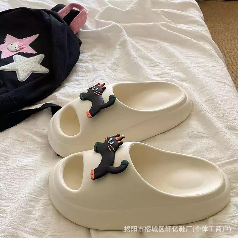 Slippers Women Eva Anti-odor Non-slip Non-smelly Non-rattling Women's Indoor Slippers Home and Outer Wear Eva Wholesale Slippers