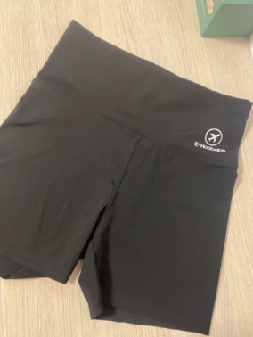 Picture of Women's Casual Leggings with Drape, Flared High-Waisted Slimming Sharkskin Black Pants for Autumn
