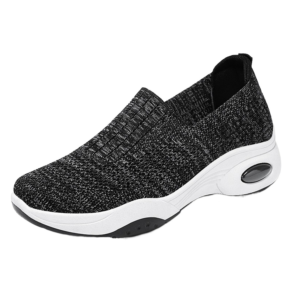 Shoes for Women 2025 Summer New Style Slip-On Large Size Flats Casual Sports Shoes for Women Breathable Mesh Shoes