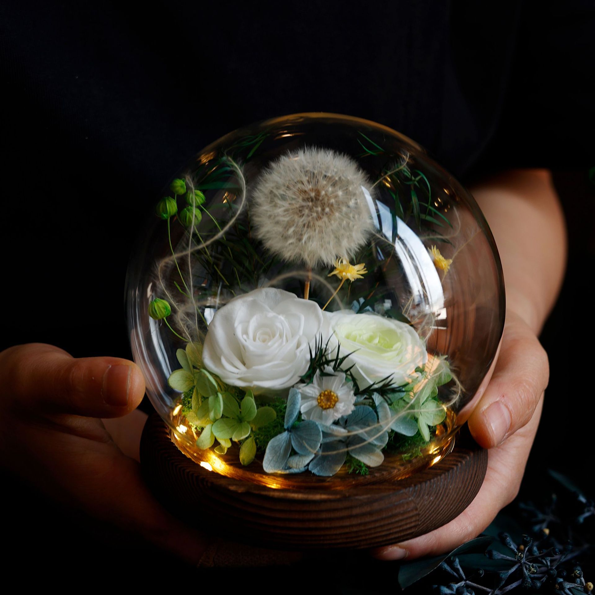 Glorious Immortal Flower Dandelion Finished Product Cross-Border E-Commerce Hot Selling Valentine's Day Gift Best Friend Souvenir Gift