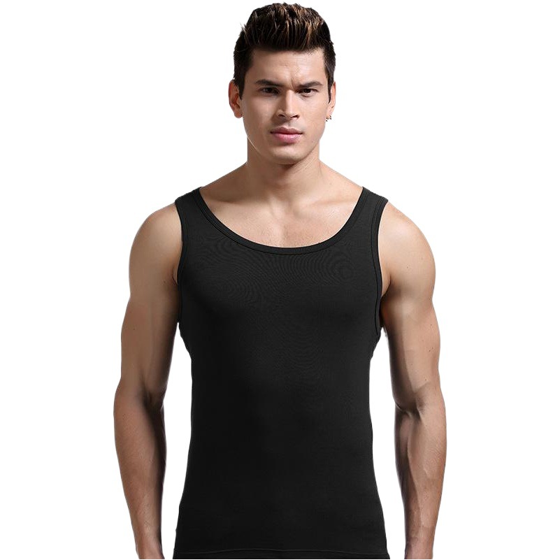 Men's Underwear Thin Sweat Vest Summer Vest Men's Sports Hurdle Tight Fitness Stretch Sleeveless Base Shirt