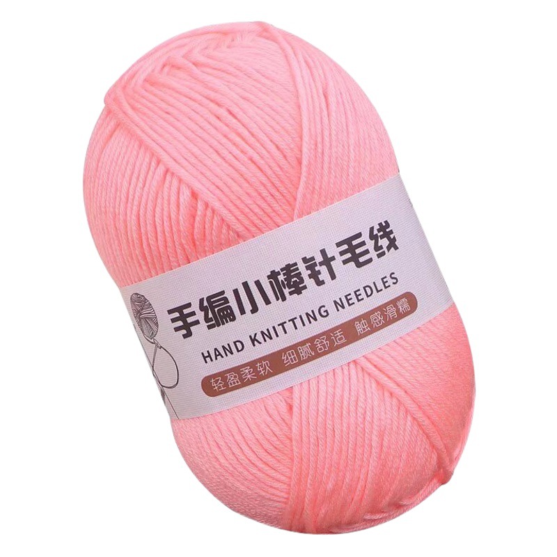 10-strand knitting acrylic fiber wool hand-knitted diy hand-woven scarf woven hat yarn milk cotton wool manufacturer