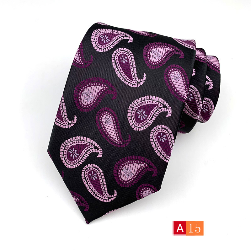 Picture of Source Factory Hot Jacquard Fabric Tie Men's Dress Business Suit Accessories Tie Wholesale
