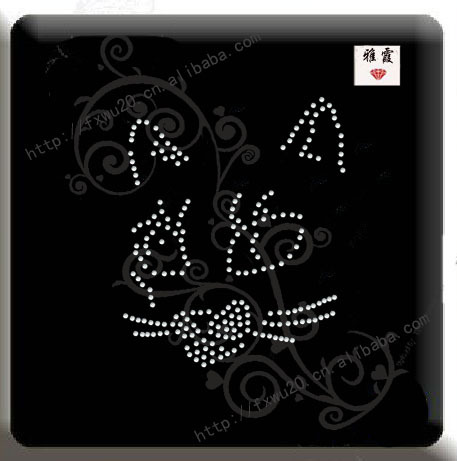 Picture of Hot drill plate cat Hot Map pattern hot drill hot map wholesale all kinds of flower-shaped hot map