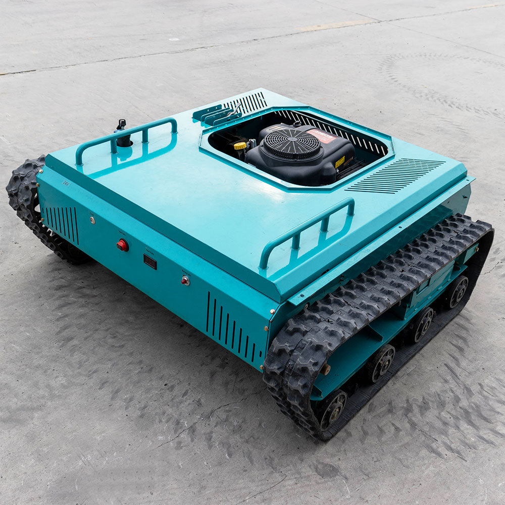 Exported to Europe and the United States small orchard lawn mower unmanned remote control grass shredder farm reclamation and grass returning machine