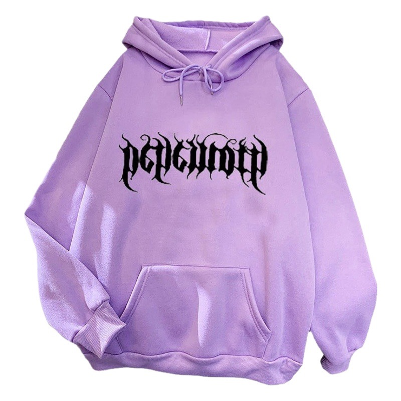 Cross-Border 2025 New Autumn and Winter Casual Trendyy Versatile Sweatshirt Loose Velvet Pullover Hooded Sweatshirt for Women