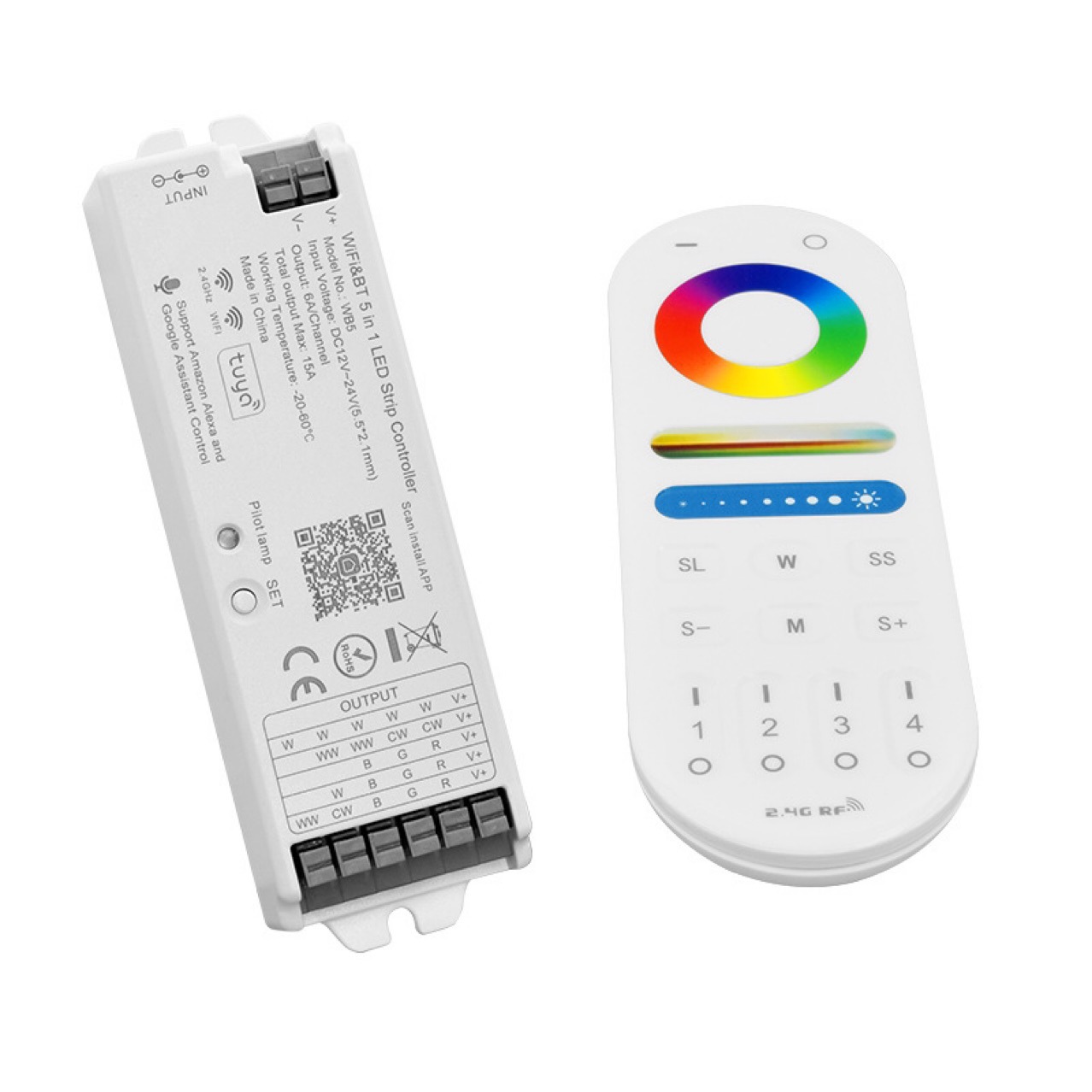 Wi-Fi graffiti controller, 5IN1, five in one, tuya controller, APP mobile phone control