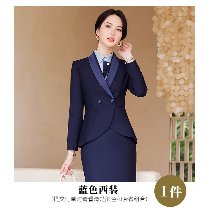 Picture of Temperament Suit Women's Long-sleeved Professional Suit Manager Dress Jewelry Store Work Clothes Teacher Interview Suit Two-piece Suit