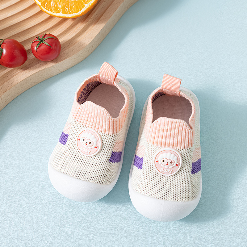 Picture of New Baby Floor Shoes Spring and Summer Outdoor Soft-Soled Non-Slip Breathable Slip-On Newborn Children's Baby Toddler Shoes
