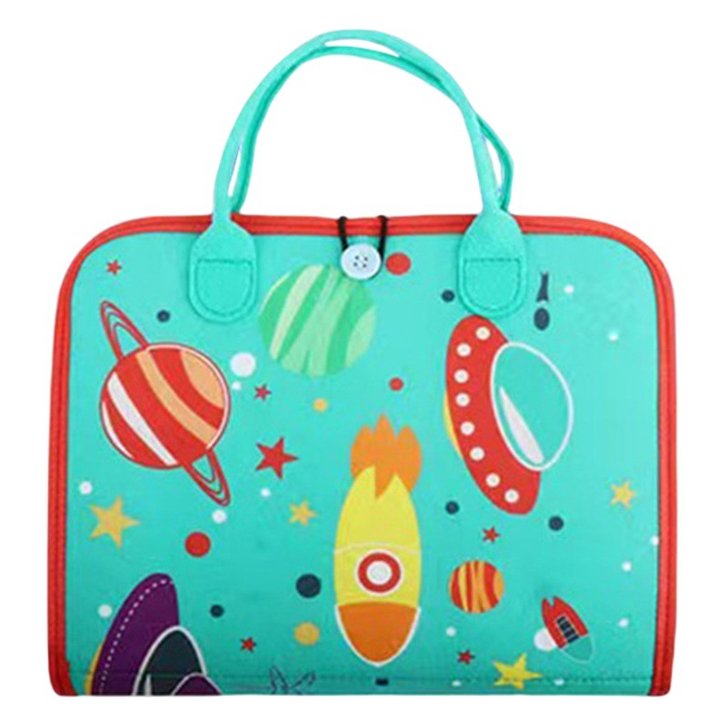 Spot felt children's busy board learning to dress educational board handbag baby educational toys wholesale