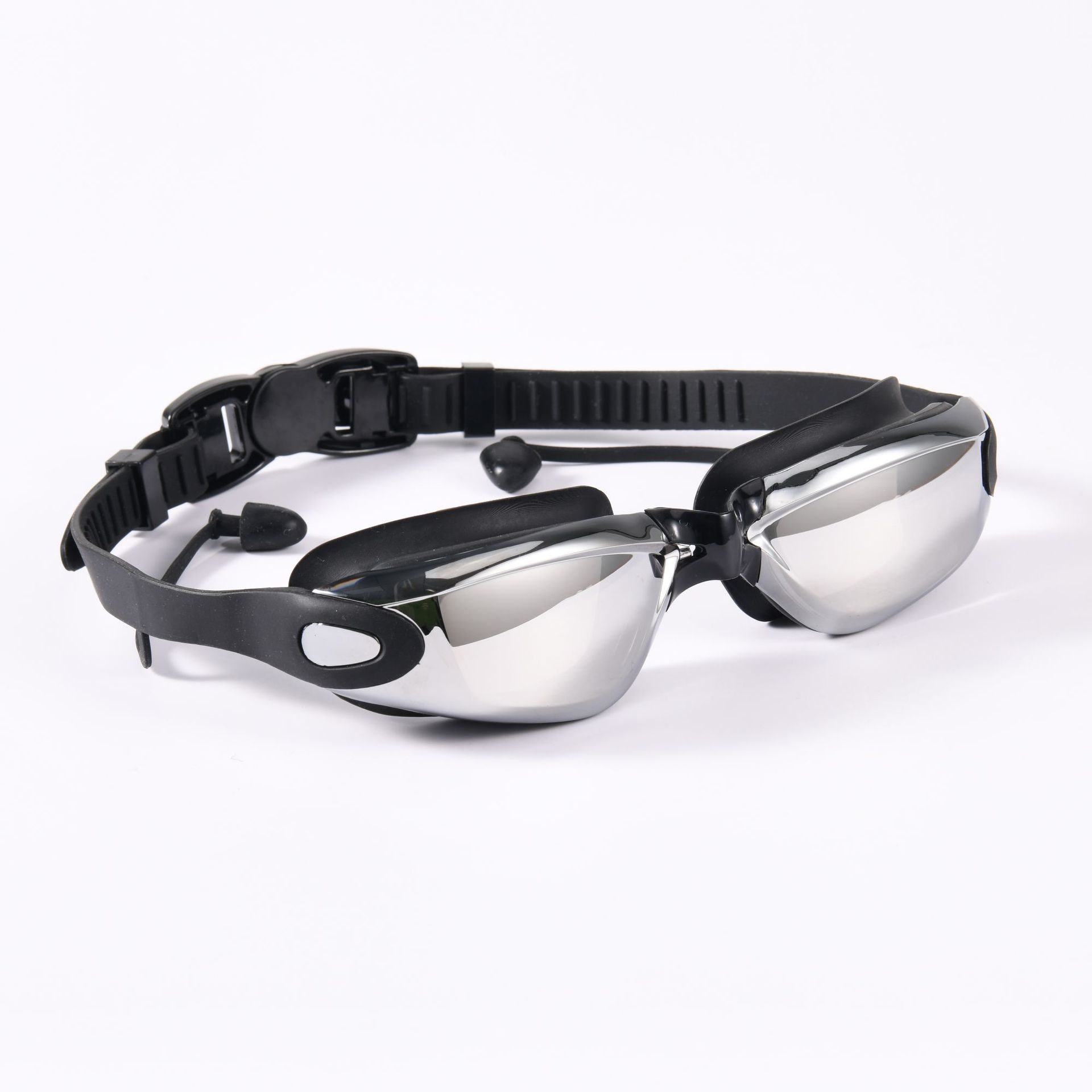 Picture of Swimming Goggles Wholesale Waterproof Anti-fog HD Flat Light Myopia Adult Swimming Glasses Large Frame Swimming Goggles