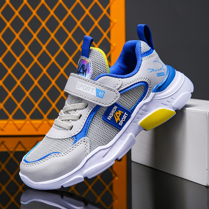 Picture of Sneakers Sports Walking Shoes Boys Zhongda 2024 Net Leather Shoes Casual Shoes Casual Children's Shoes Boys Running New