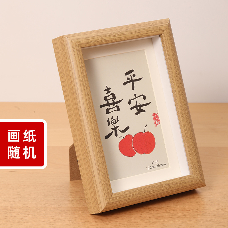 Picture of Hollow Photo Frame Stereo Photo Frame Table 5678inch Photo Frame A4 Wall Hanging Calligraphy Word Frame Dried Flower Photo Frame
