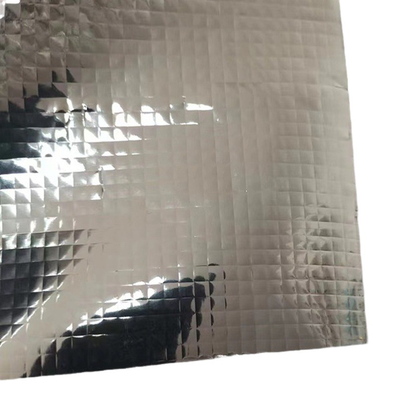 Aluminum foil woven cloth aluminized film tear-resistant composite aluminum film coated waterproof heat insulation reflective moisture-proof packaging material