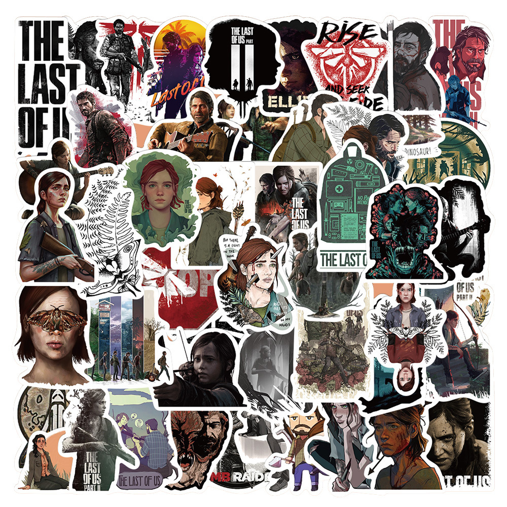 50 pieces of Last Survivor stickers luggage phone case hand book computer ipad decorative waterproof DIY stickers