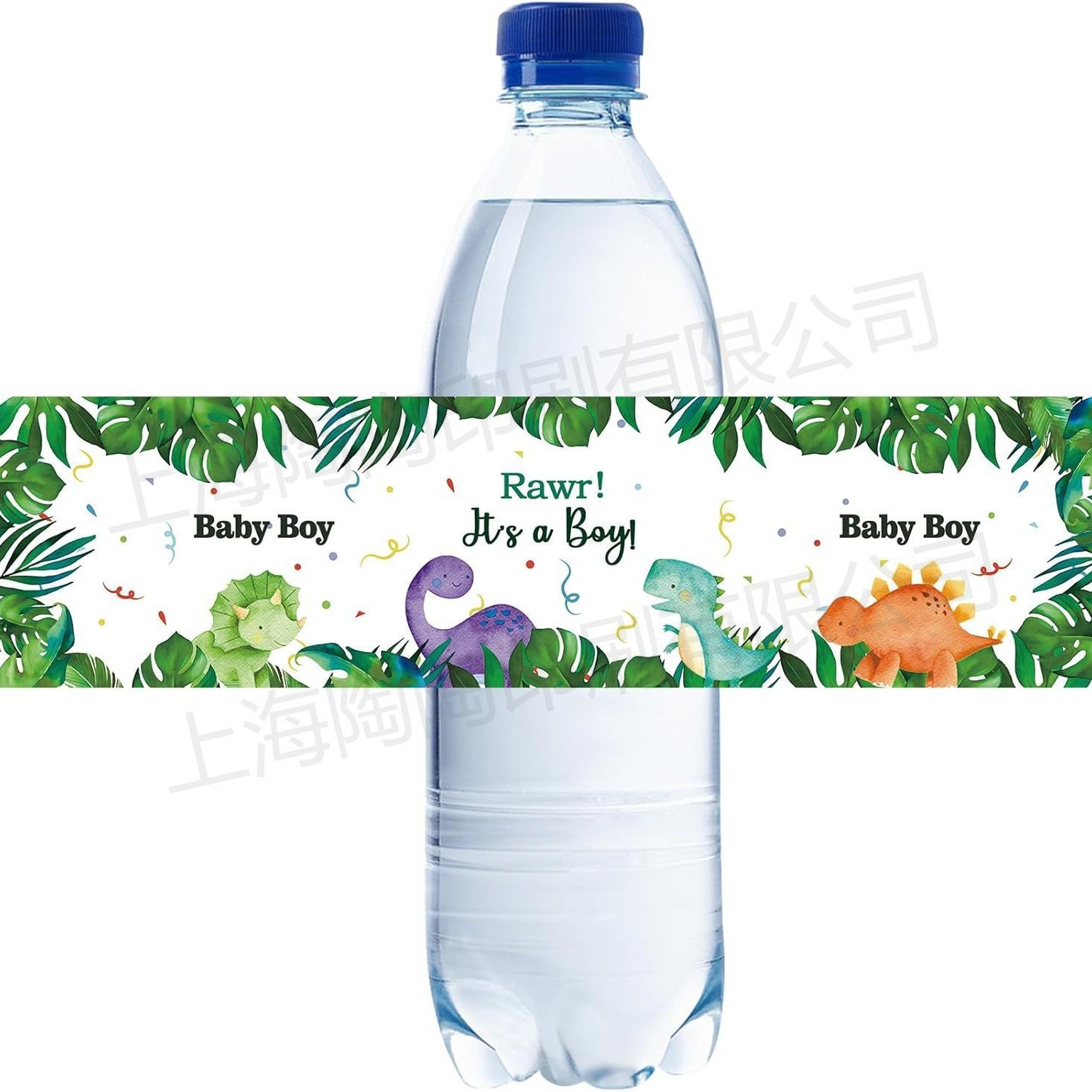 Cross-border special mineral water bottle sticker cartoon birthday party Christmas milk tea sticker Choice