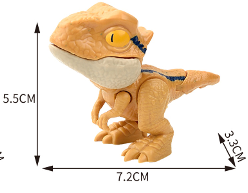Picture of Cross-border New Explosions Children's Educational Finger-biting Dinosaur Toys suit Finger-biting Dinosaur Small Animal Blind Bag Blind Box