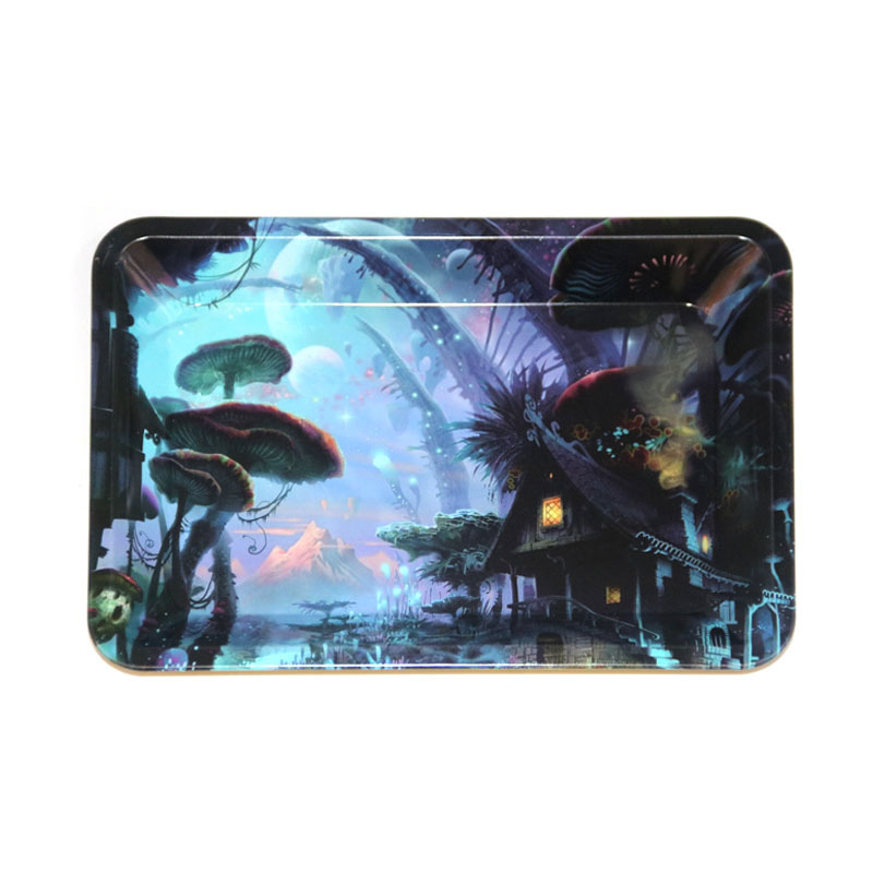 Picture of 180*125mm Tinplate Cigarette Tray, Small Cigarette Tray, Metal Iron Tray Tray, Tobacco Wire Operation Tray, Smoking Tray