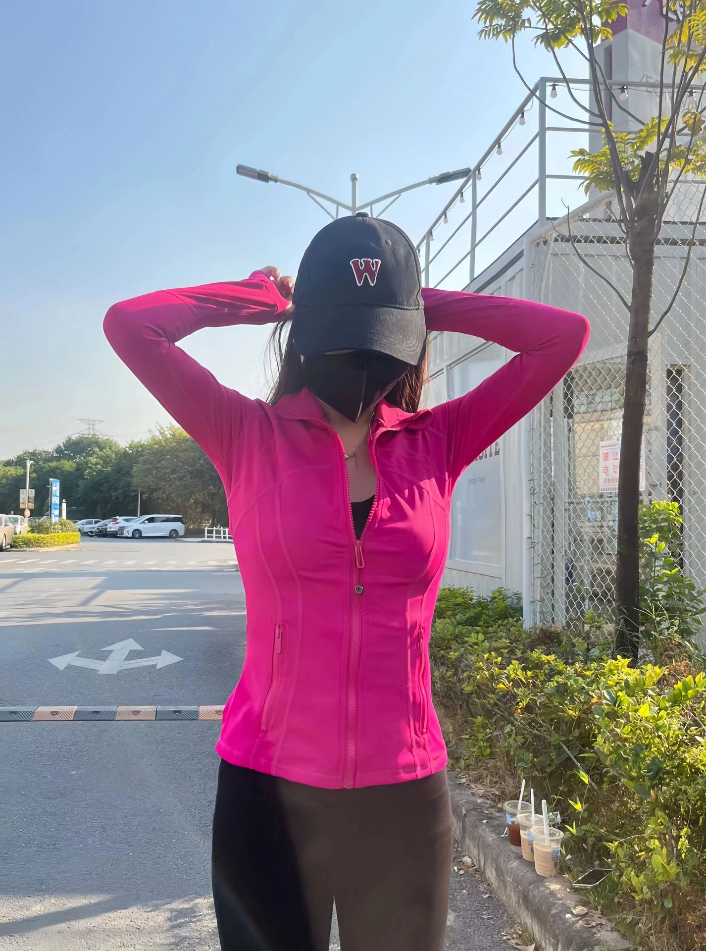 Picture of Lulu Same Style Spring and Autumn Women's Sports Jacket Yoga Clothes Top Casual Outdoor Collar Long Yoga Long Sleeve Jacket