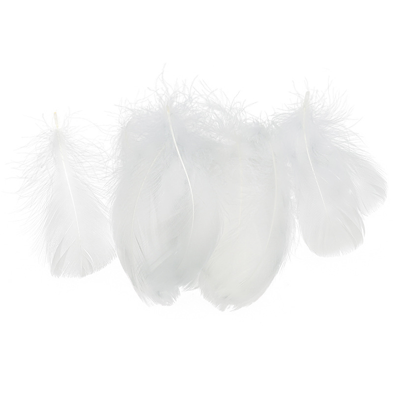 Picture of Special offer about 100 colored small floating feathers goose feather diy jewelry festival scene decoration filler feathers