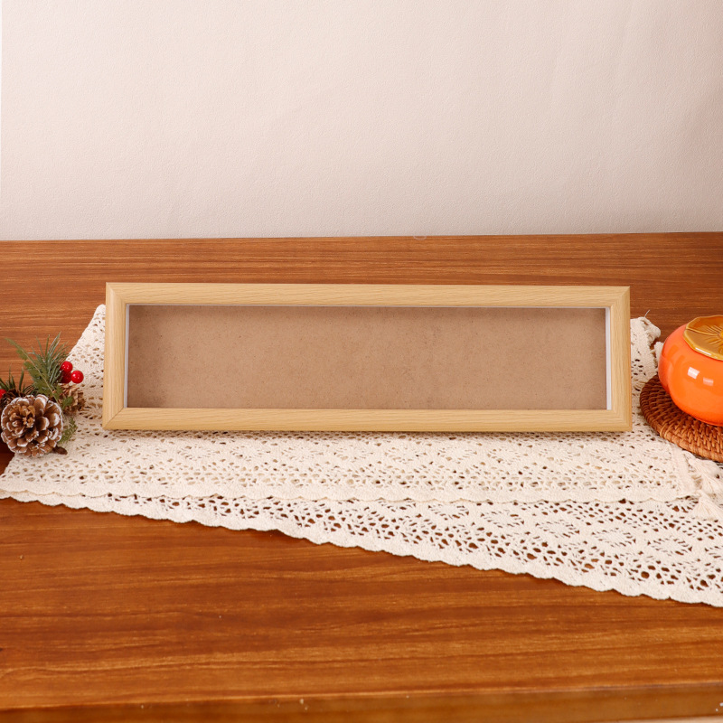 Picture of Mini Song Jin Hard Card Calligraphy Photo Frame Table Rice Paper Desktop Decorative Picture Frame diy Wenchuang Handwritten Calligraphy Ornaments