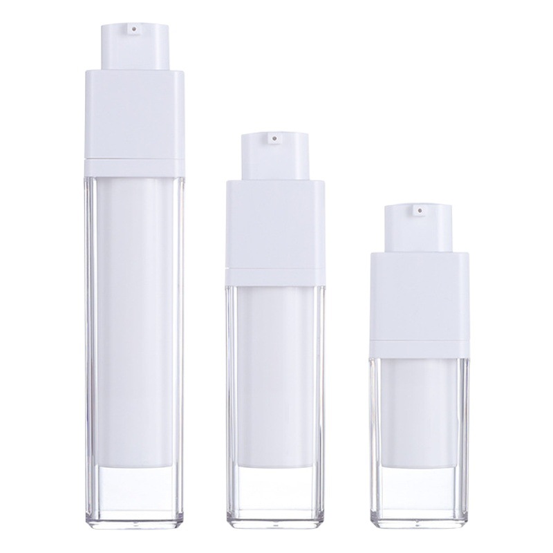 Manufacturers supply four-way rotary press emulsion foundation bottle 30ml essence rotary vacuum bottle