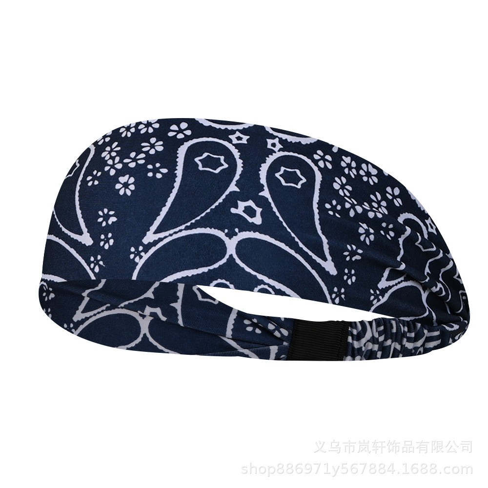 Picture of Sports Sweat-Absorbent Headband Running Fitness Forehead Protector Scarf Headband Headband New Basketball Men and Women Spring and Summer Sports Headband