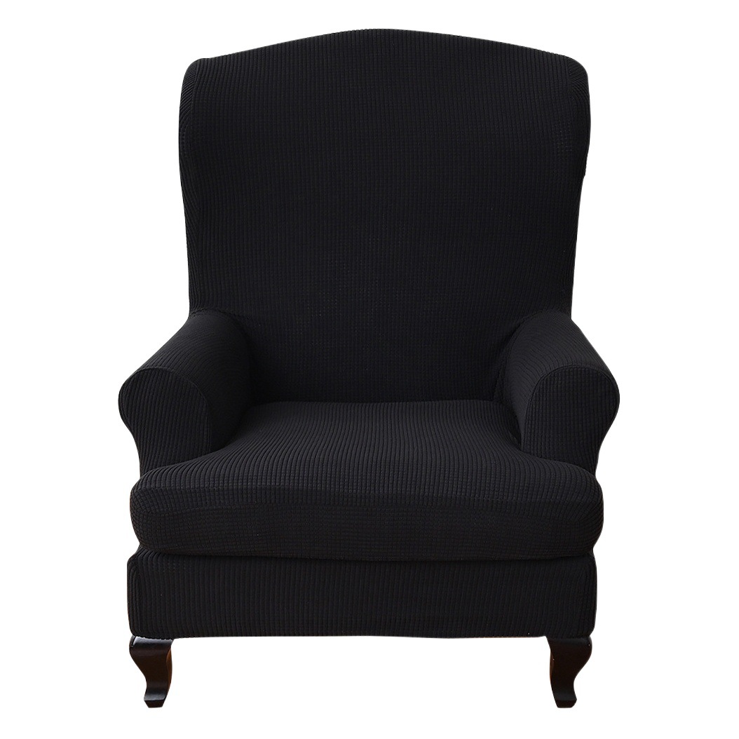 Amazon stretch all-inclusive stretch tiger stool cover wing chair cover thickened fleece chair cover