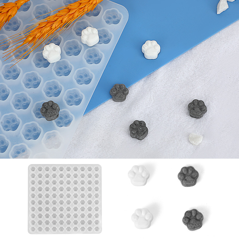 Picture of Fat Yaya Diy100 Mini Cat Claw Glue Mold Full Version 100 Even Mini Cat Claw Silicone Mold