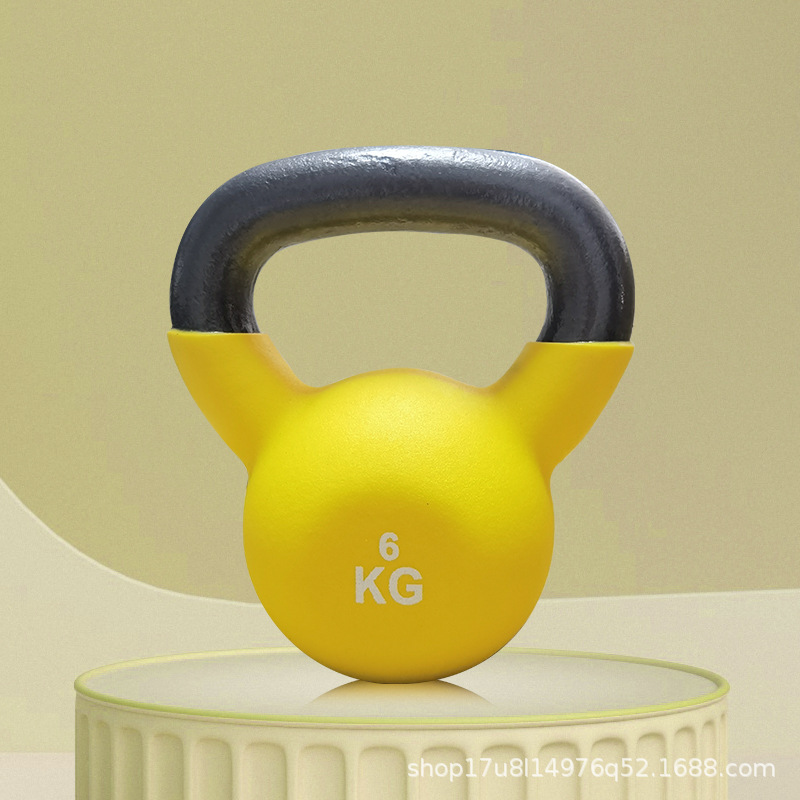 Picture of Cast Iron Kettlebell Women's Fitness Home Dumbbell Boot Artifact Men's Solid Hard Bell Kettle Kilogram Small Volume Equipment