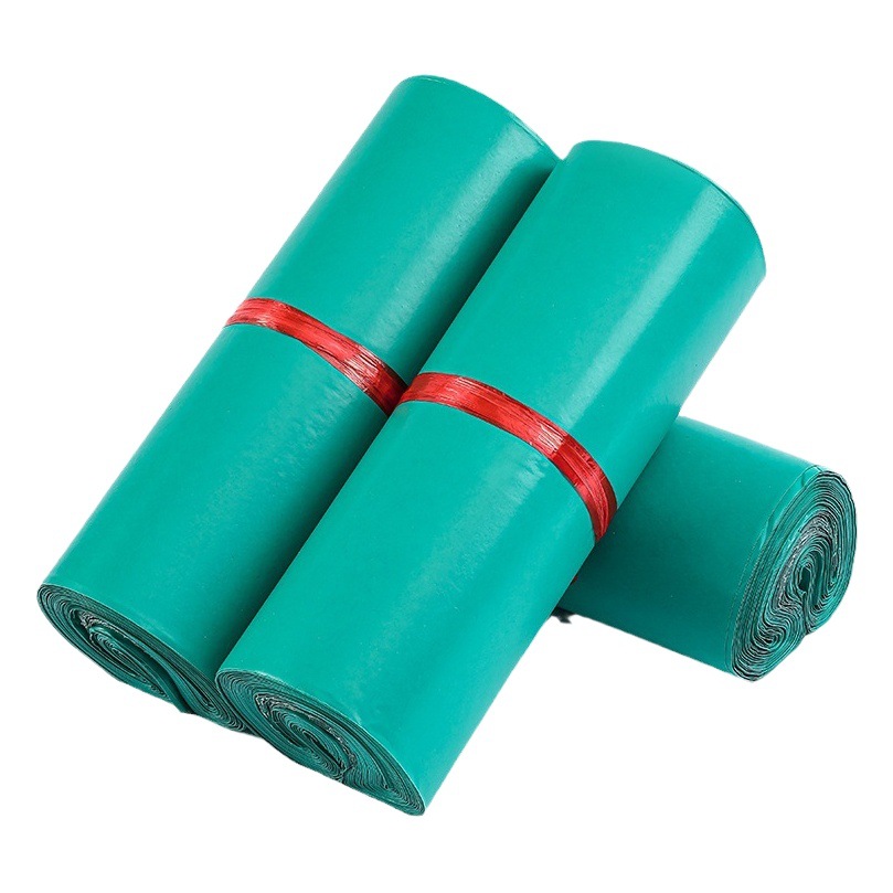 Green Express Bag Large Batch Thickened Waterproof Packing Bag E-Commerce Clothing Express Packing Bag Destruction Bag