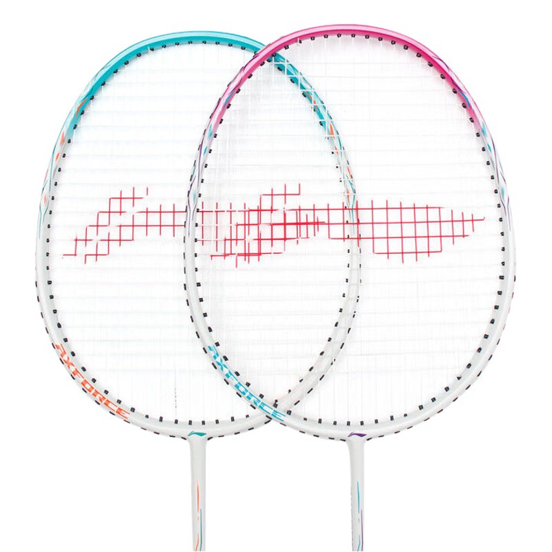 Li Ning Badminton Racket Genuine Ultra Light Thunder 9 Single Shot Full Carbon Fiber Professional Competition Double Shot Durable Shot