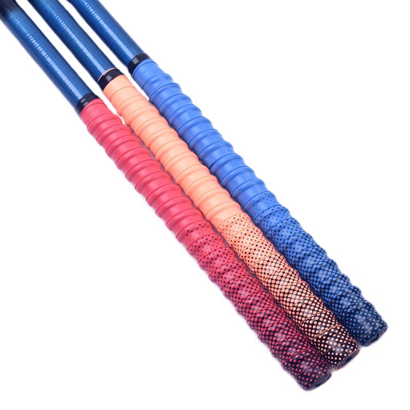 Cross-Border Popular Wide Feather Hand Glue Gradient Keel Hand Glue Sweat-Absorbent with Elastic Non-Slip Wrap with Fishing Rod Handle Wrap