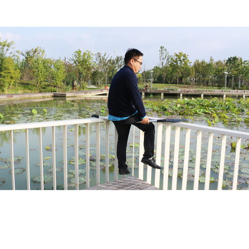 Picture of Thickened 133cm aluminum alloy paddle T-shaped handle single blade inflatable boat kayak assault boat paddle plastic handle