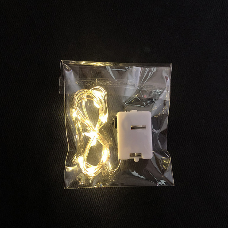 Picture of Wholesale color 1 meter light string warm color spot gift packaging carton matching 1 meter 10 lamp color light string spot
