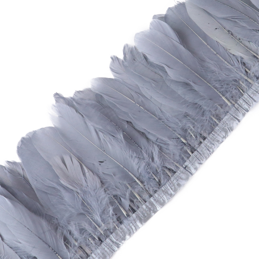 Picture of Goose feather large floating cloth belt/edge DIY handicraft accessories stage performance clothing accessories manufacturers in stock sales