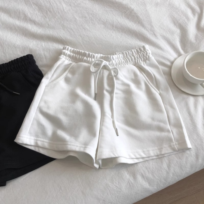 Picture of Casual Small Casual Shorts for Women Summer New Gray Versatile Outer Wear Running Sports Shorts Women's Hot Pants Trendy