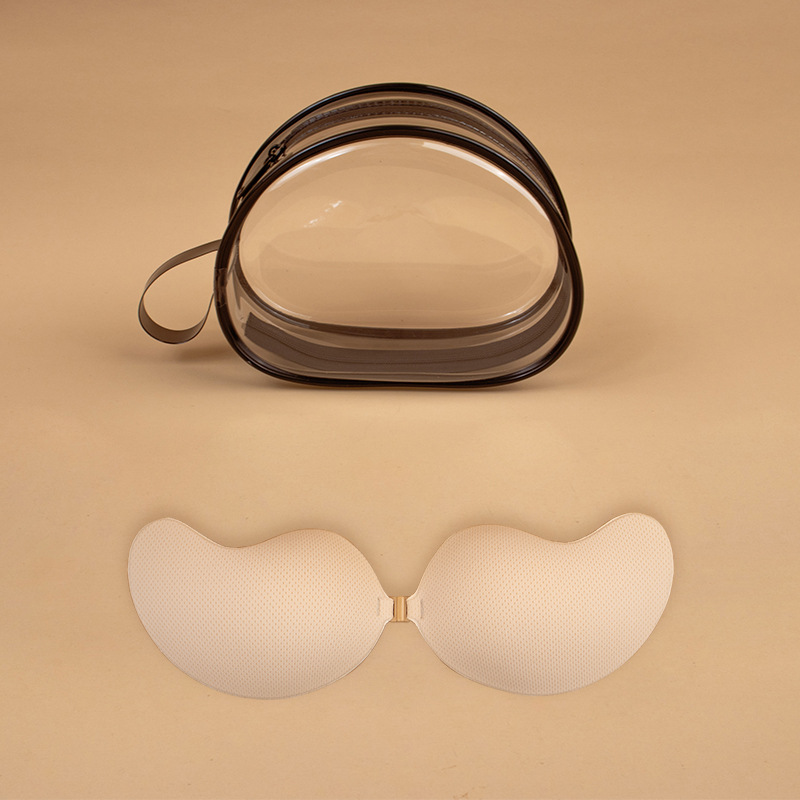 Picture of Mango Cup chest stickers invisible push up small chest thickened wedding dress silicone thick breathable anti-bump breast stickers