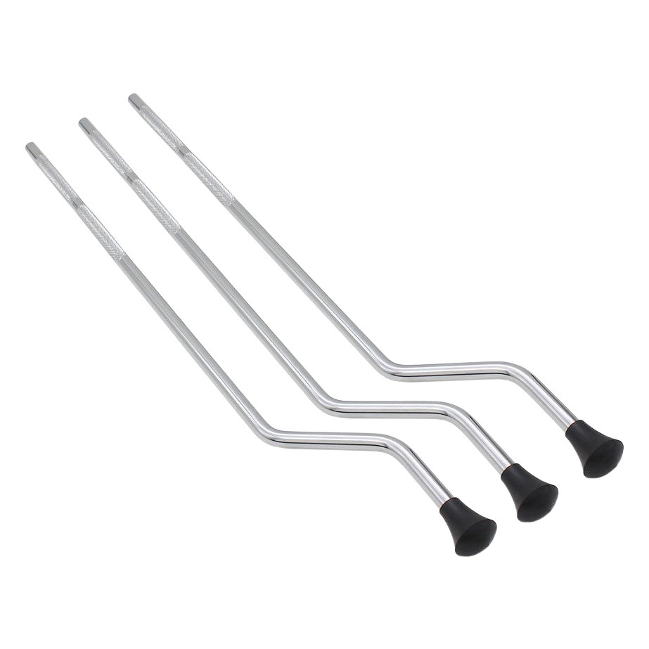 silver metal double plating drum leg 3 pack drum set floor support drum leg percussion accessories wholesale