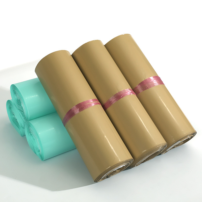 Logistics Packaging Express Bags Milk Tea Color Azure Lake Green Express Bags Thickened Waterproof Packing BagsManufacturer