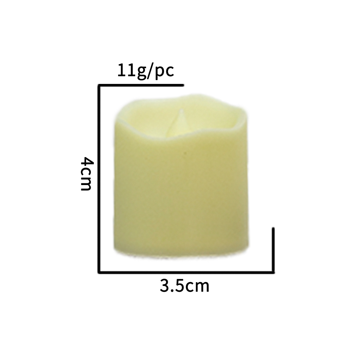 Picture of Cross-border electronic candle light Christmas small candle mini LED simulation tea wax party proposal atmosphere light birthday wax