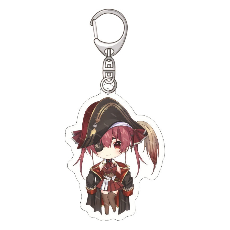 Virtual Anchor holive Acrylic Pendant Keychain Trip Love to Gather Akuya Shiye Empty Acrylic Pendant