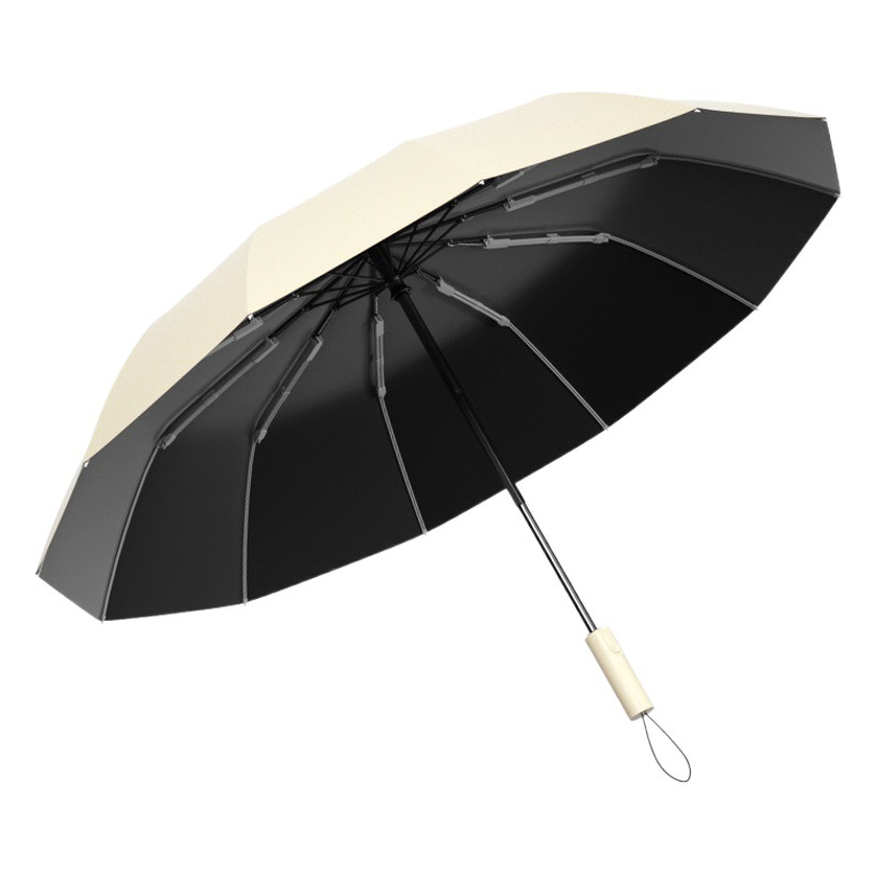 Picture of Umbrella Full-automatic Umbrella Men's Large Wholesale Advertising Umbrella Women's Sunlight and Rain Dual-use Sunscreen Anti-Purple