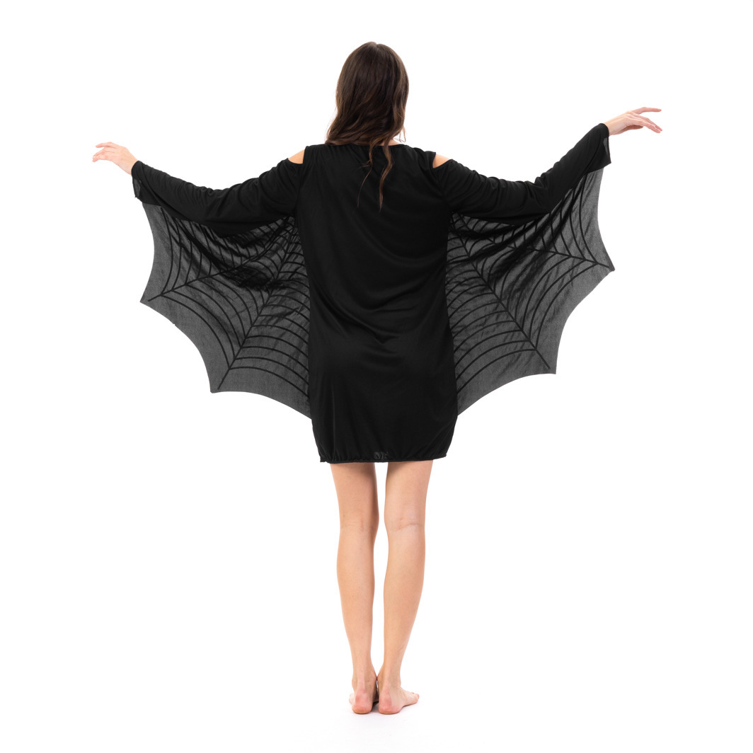 Picture of European and American Cross-border Halloween Halloween Adult Spider Cape Bat Shirt