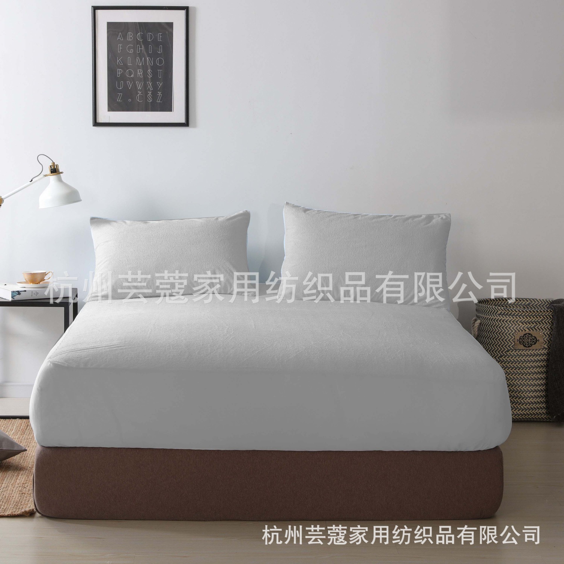 Picture of Amazon Waterproof Sheet Bed Cover Urine Barrier Mattress Cover Thickened Quilted Simmons Protective Cover Wholesale Washable