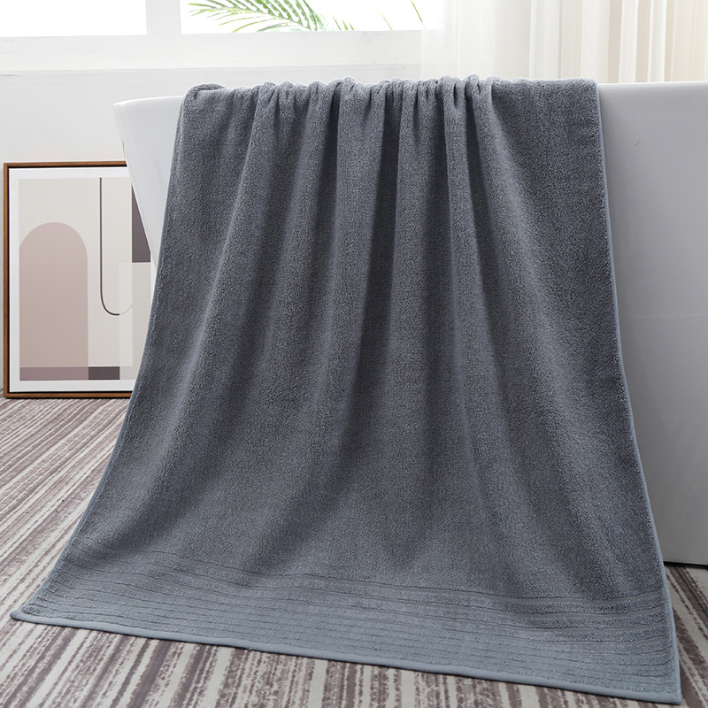 Picture of Bamboo fiber bath towel 140 * 70cm thickened 500g lint-free better than pure cotton soft absorbent baby gift