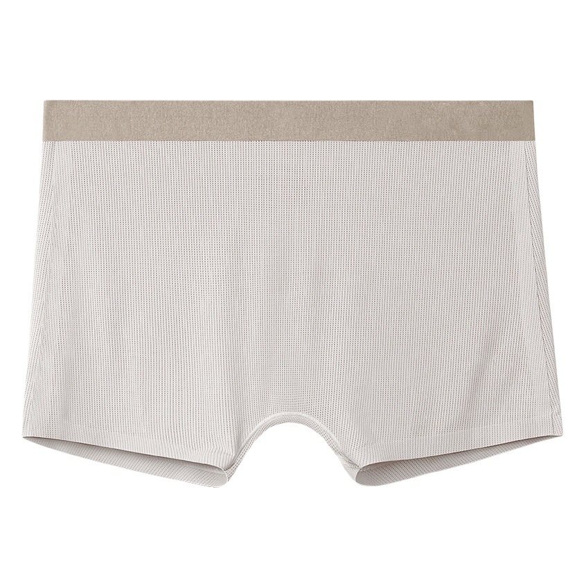 Women's underwear summer Thin Ice Silk seamless boxer safety pants antibacterial crotch breathable new shorts head