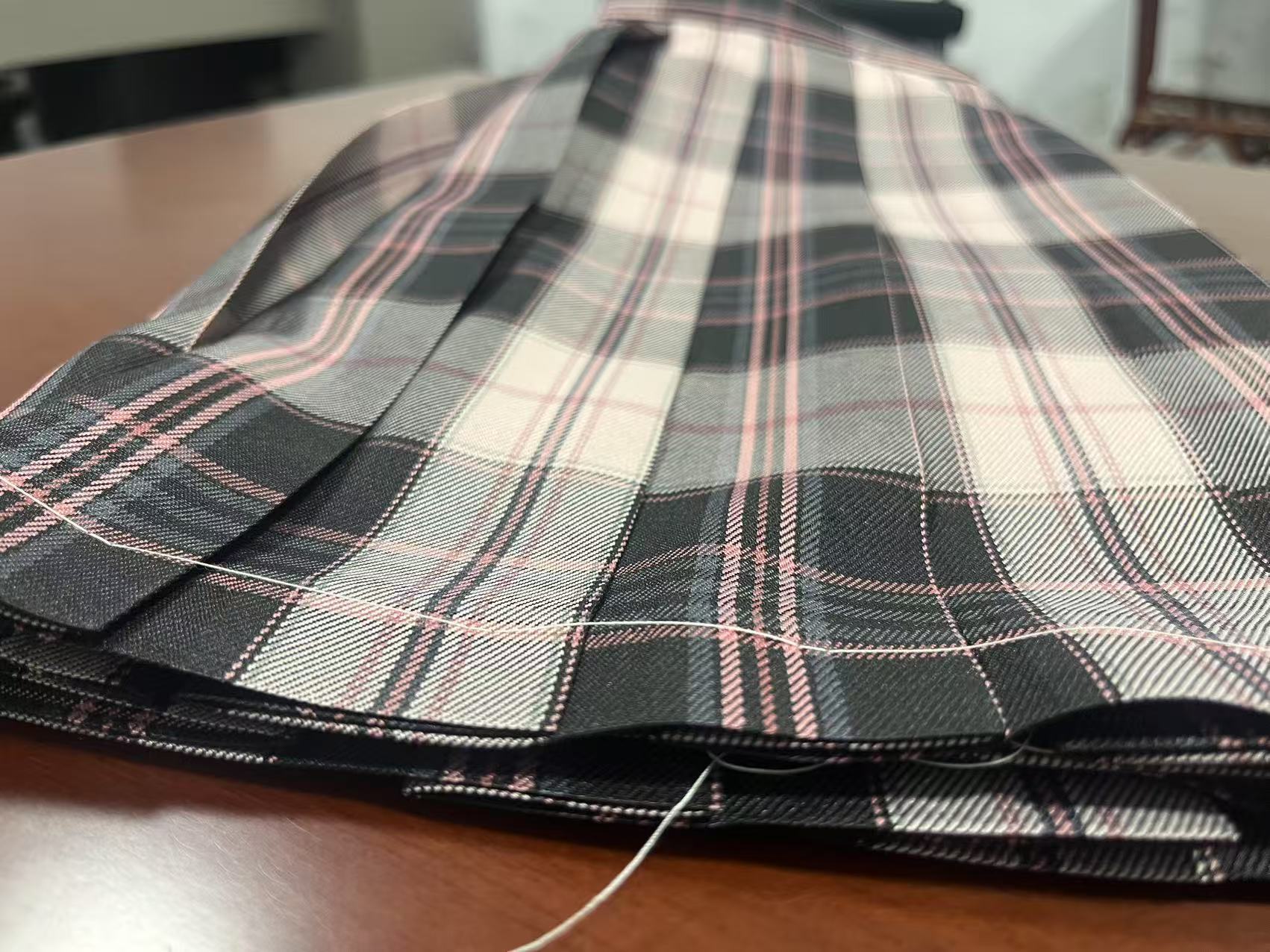 Picture of New JK Uniform suit Wholesale Pepper Plaid Skirt Campus College Plaid Pleated Skirt Sweet Half Skirt