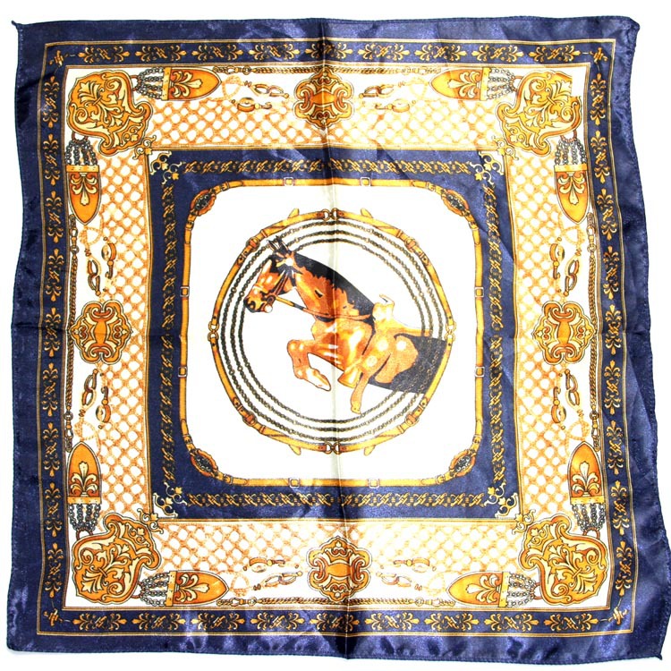 Picture of Korean Style New Autumn and Winter Small Silk Scarf Women's Imitation Silk Versatile Professional Small Square Scarf Manufacturer Wholesale Hangzhou Silk Scarf